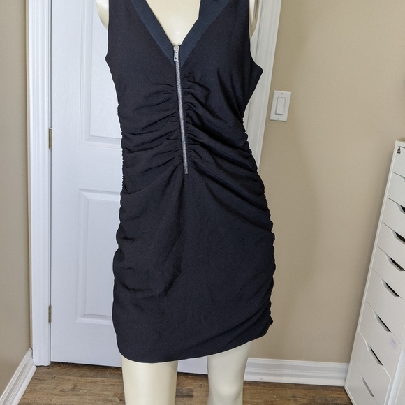 IRO Sloan black midi dress sleeveless - Picture 9 of 9